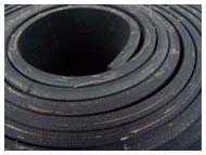 CLOTH INSERTION RUBBER SKIRTBOARD RUBBER